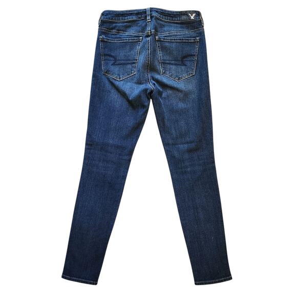 American Eagle Outfitters jeans 360 Super Stretch dark wash size 4 short - Picture 3 of 7